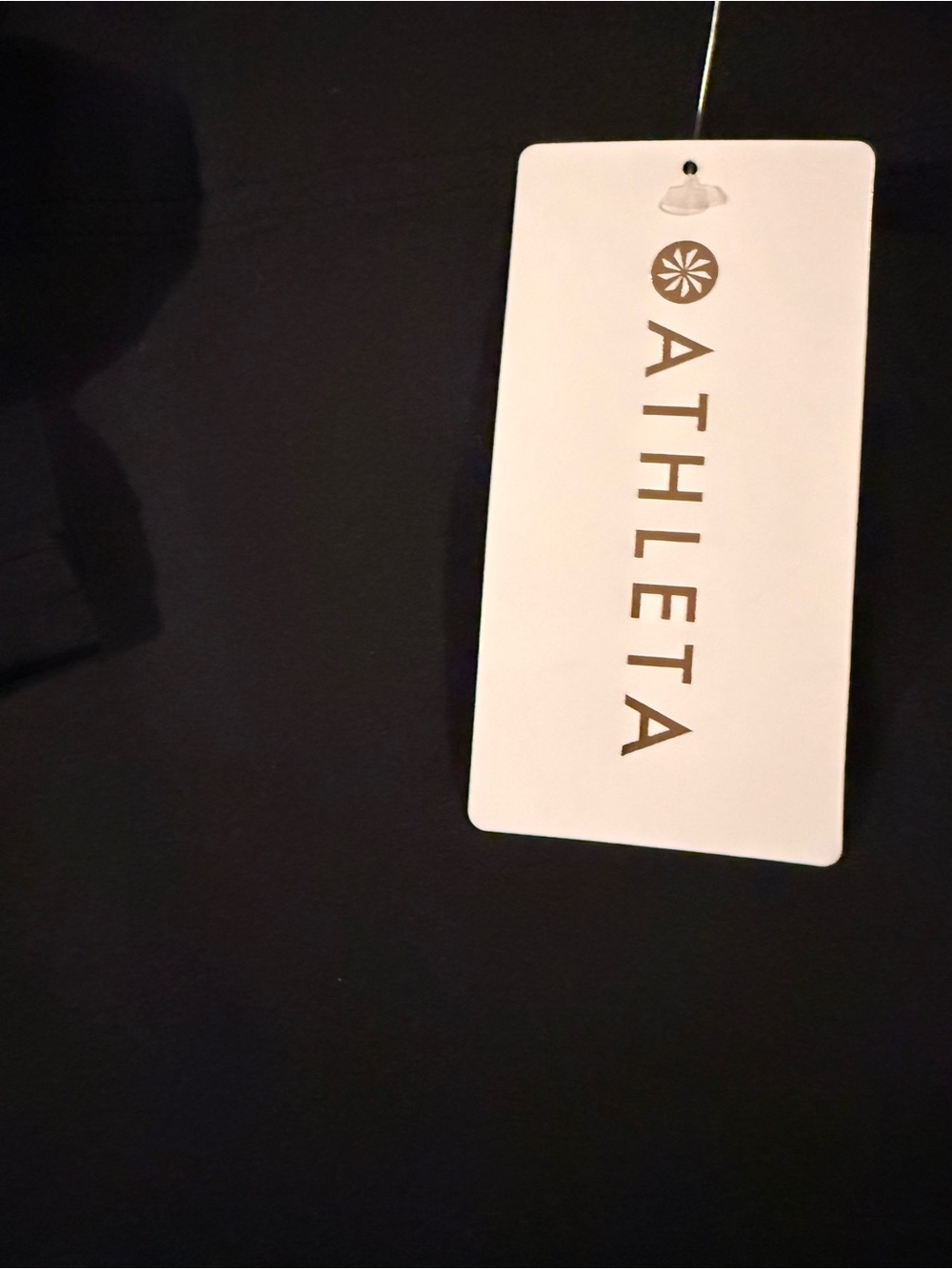 Athleta Black Wide-Leg Lounge Linen Blend Pants - Picture 4 of 5